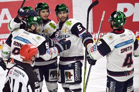 Die Eisbären Berlin stehen erneut im DEL-Finale. Foto: Federico Gambarini/dpa
