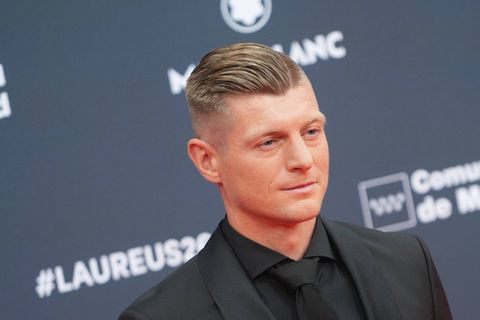 Toni Kroos am Montagabend bei den Laureus Awards in Madrid.