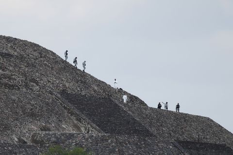 Teotihuacan ist eine der wichtigsten Ausgrabungsstätten in Mexiko. Foto: Eduardo Verdugo/AP/dpa