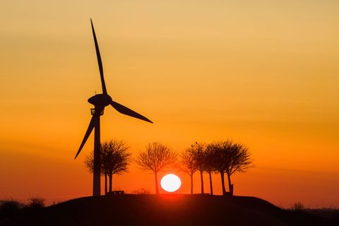 Der Umstieg von fossilen auf erneuerbare Energien ist ein Thema beim Petersberger Klimadialog. (Archivbild) Foto: Julian Straten