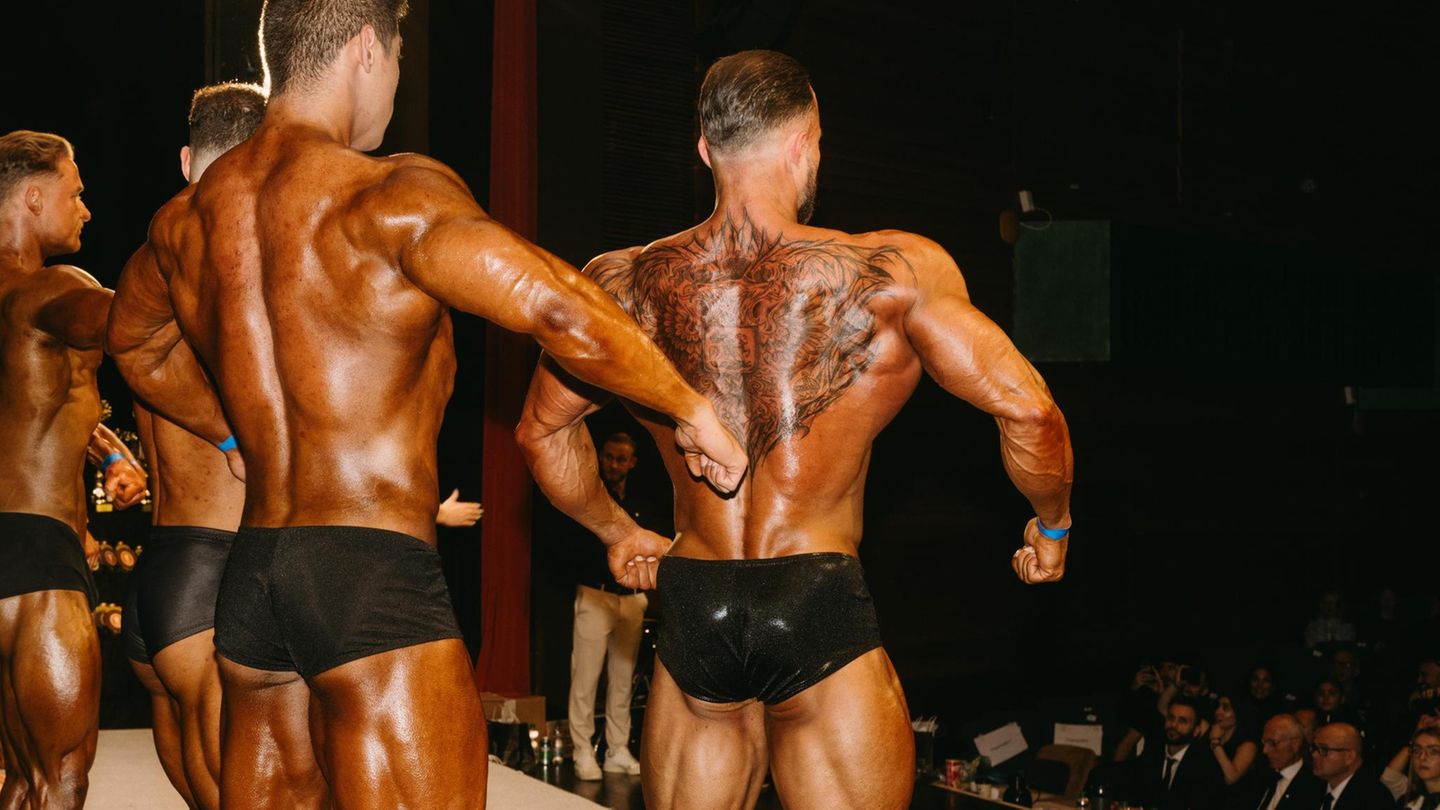 Bodybuilder in Pose