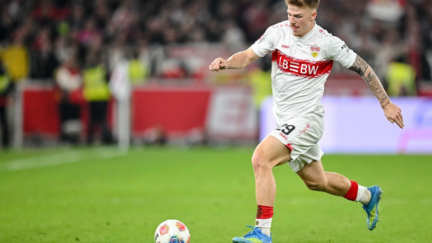 Stuttgarts Finn Jeltsch muss vorerst aussetzen. (Archivbild) Foto: Harry Langer/dpa