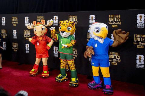 Die drei Maskottchen der WM 2026