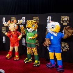 Die drei Maskottchen der WM 2026