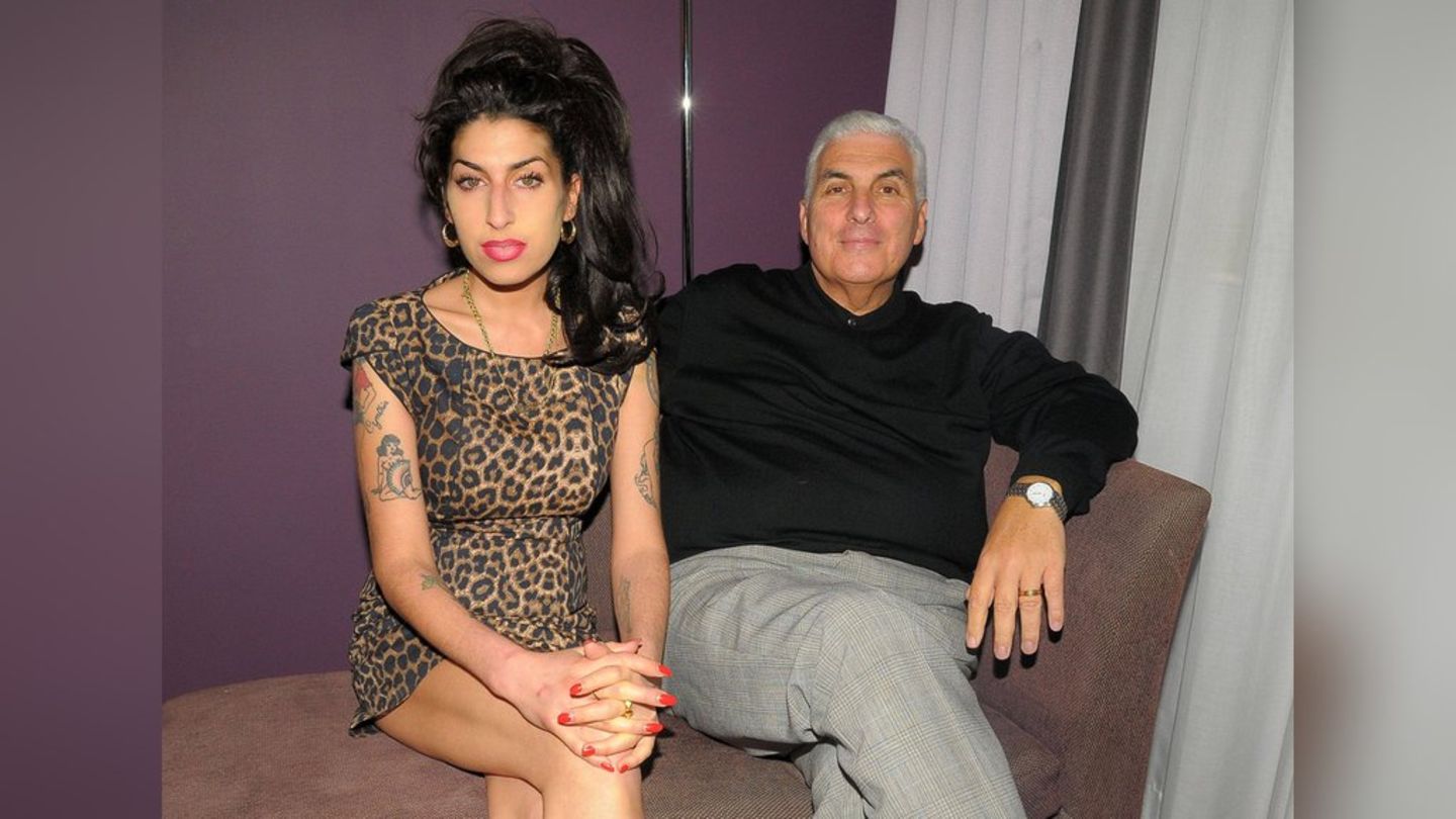 Amy Winehouse und ihr Vater Mitch.