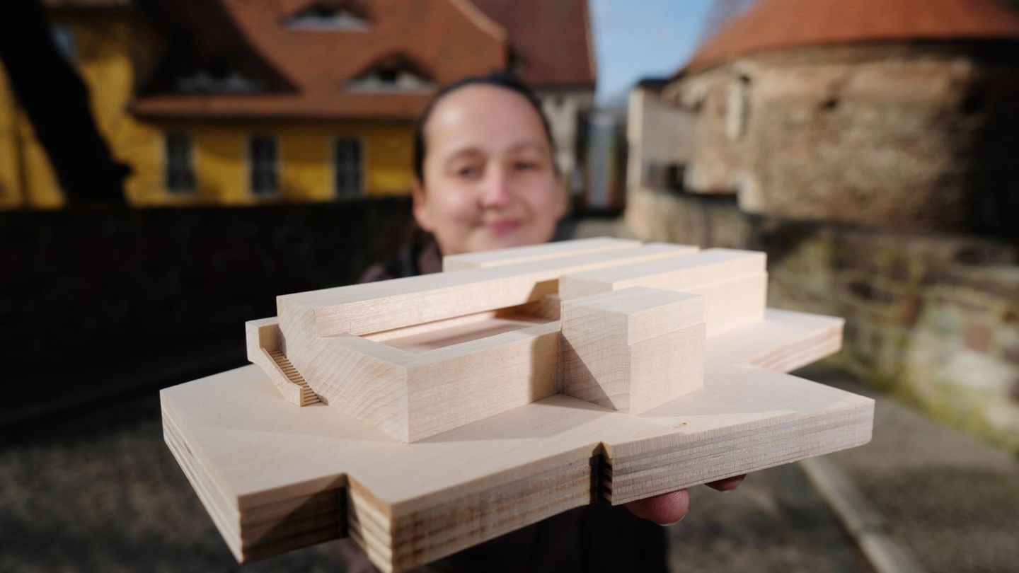 Der geplante Neubau der Kunsthochschule in Halle soll frühestens 2030 fertiggestellt werden. (Archivbild) Foto: Sebastian Willno