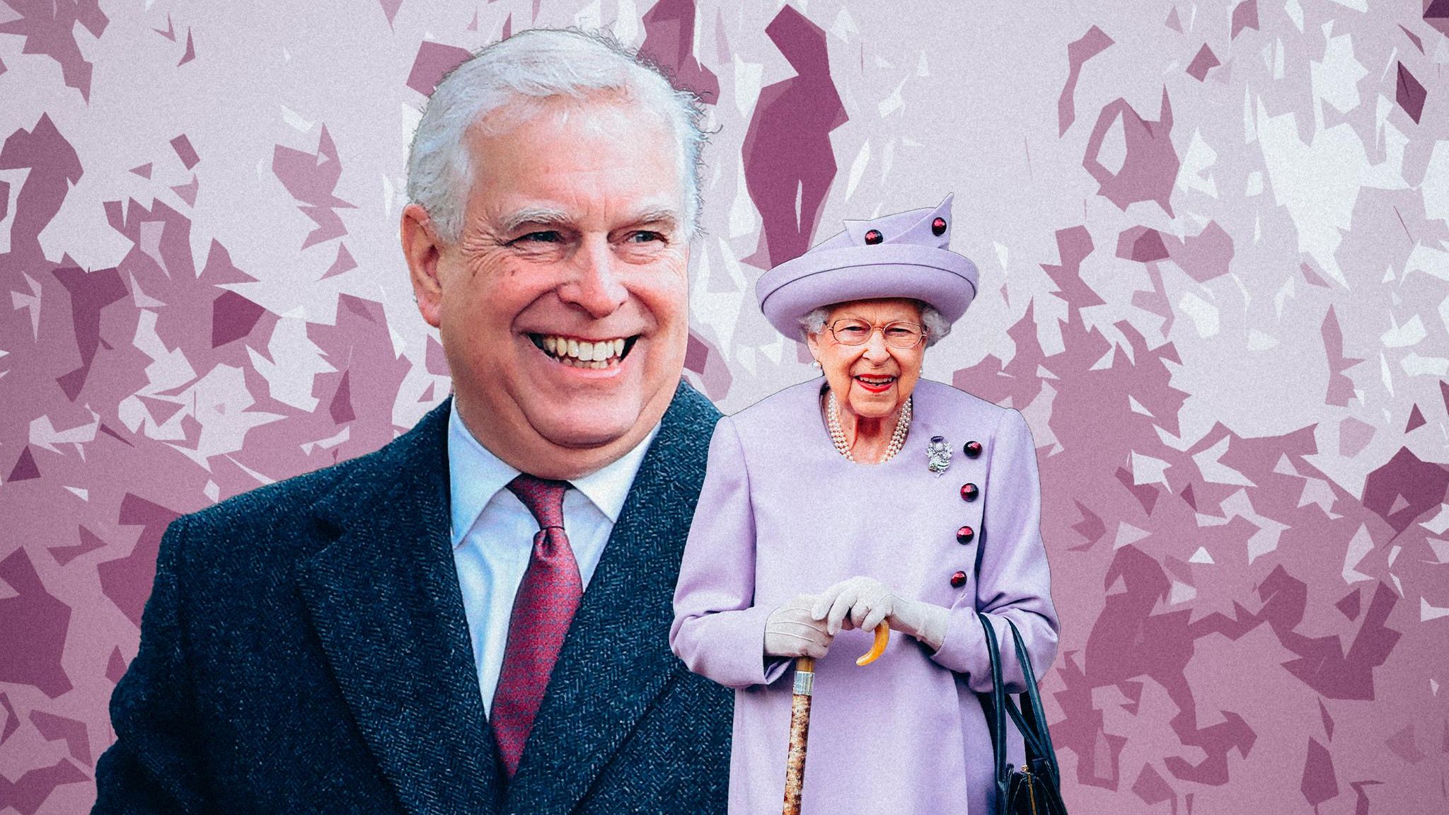 Montage: Die Queen und ihr Sohn Andrew