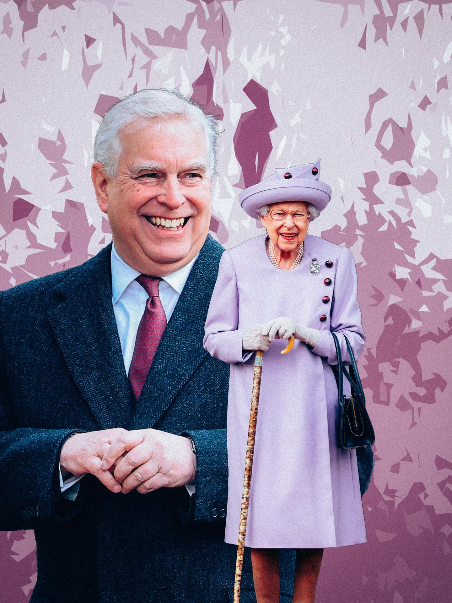 Montage: Die Queen und ihr Sohn Andrew