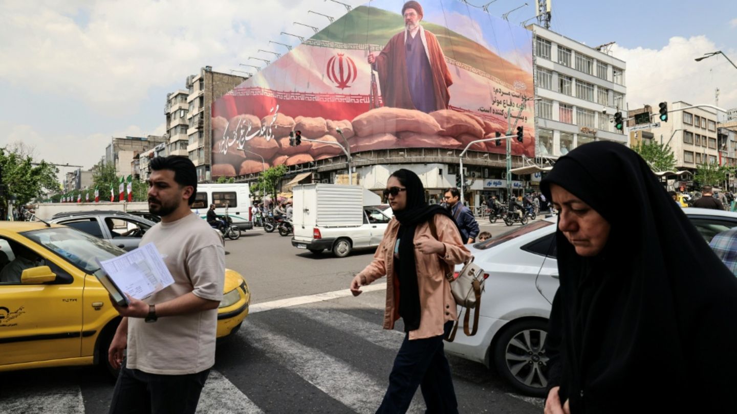 Straßenszene in Teheran