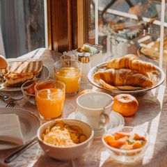 Frühstück im Hotel: Oft so reichlich, dass es auch für ein Lunchpaket reichen würde