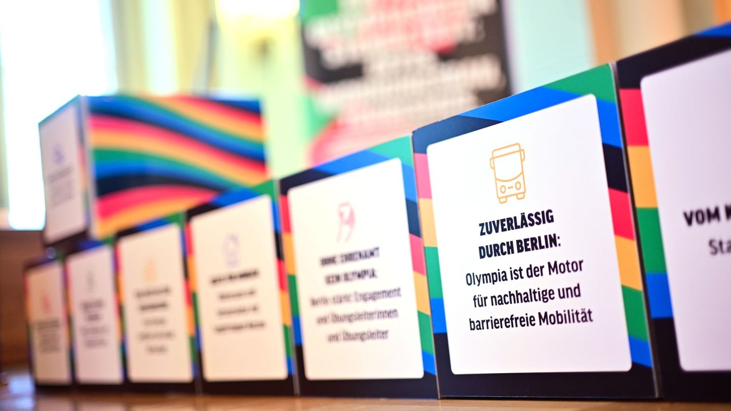 Bürgercharta für Olympia in Berlin Foto: Sebastian Christoph Gollnow/dpa