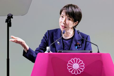 Die japanische Regierungschefin Sanae Takaichi
