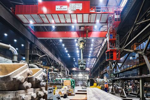 In dieser Industriehalle kam ein Mann bei einem Arbeitsunfall ums Leben. Die näheren Umstände werden untersucht. Foto: Wolfram S