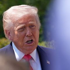 US-Präsident Trump sieht die USA in einer starken Verhandlungsposition. (Archivbild) Foto: Jen Golbeck/FR172329 AP/AP/dpa