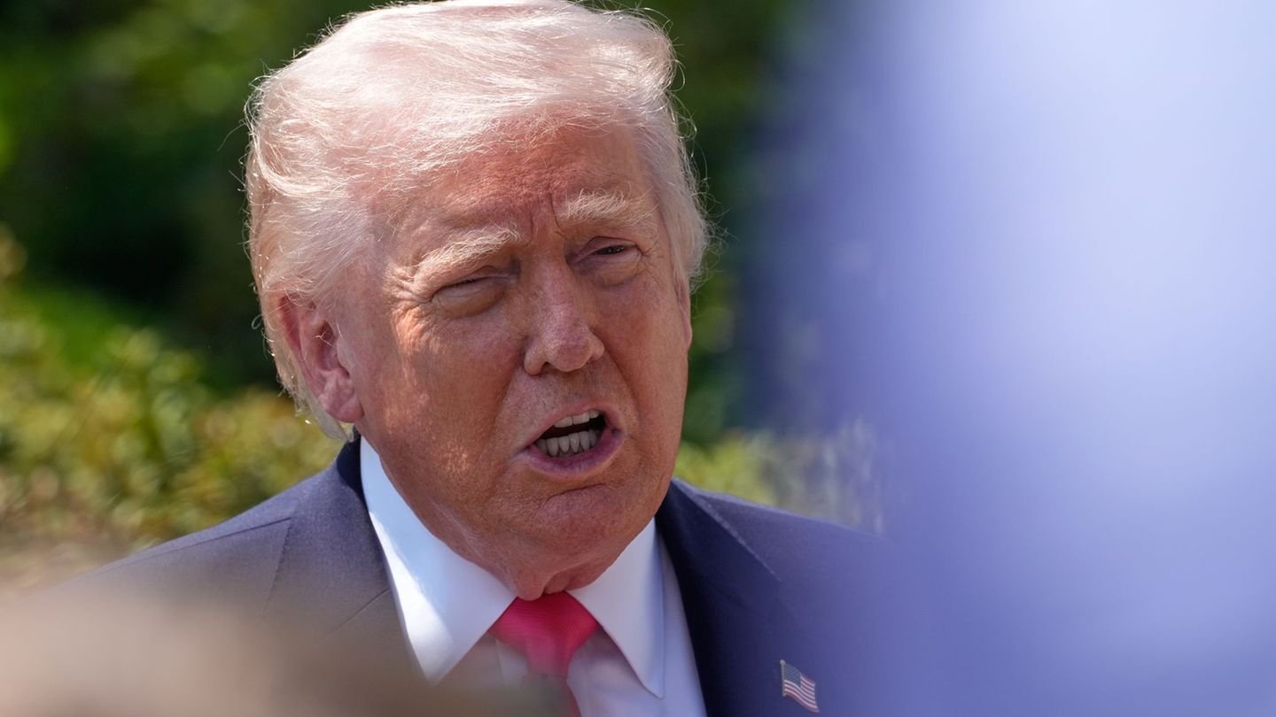 US-Präsident Trump sieht die USA in einer starken Verhandlungsposition. (Archivbild) Foto: Jen Golbeck/FR172329 AP/AP/dpa