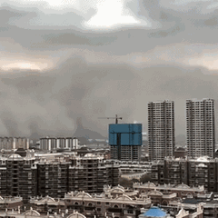 XXL-Sandsturm verschluckt ganze Stadt in China