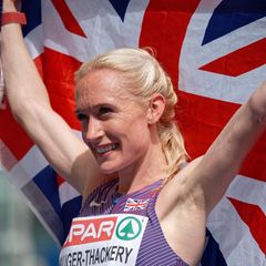 Marathon-Läuferin Calli Hauger-Thackery bei der Leichtathletik-Europameisterschaft in Rom 2024