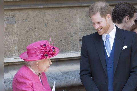 Prinz Harry und seine Großmutter, die 2022 verstorbene Queen Elizabeth II.