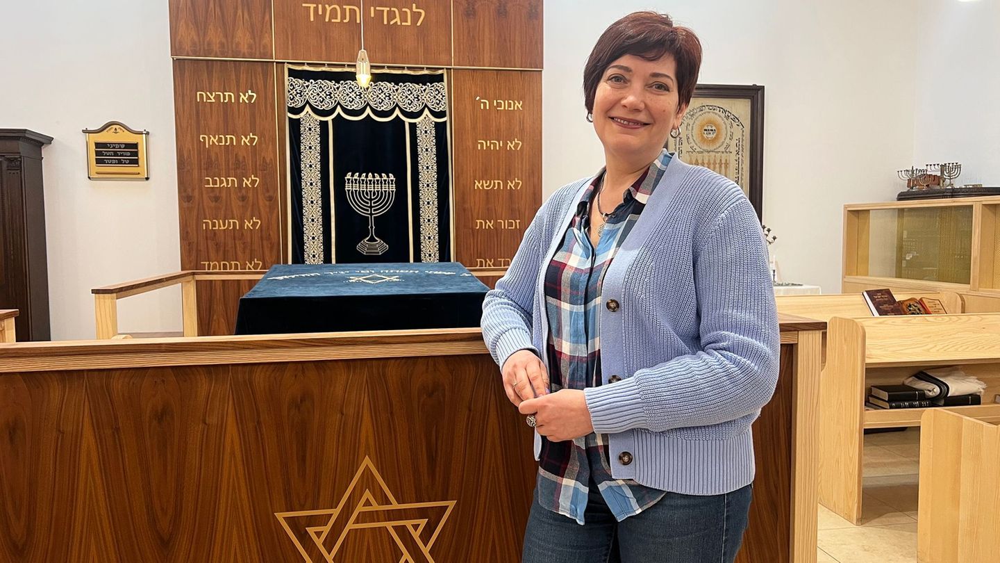 "Trotz der Schutzmaßnahmen sind wir offen", sagt Rimma Fil, Geschäftsführerin des Landesverbands Jüdischer Gemeinden Sachsen-Anh