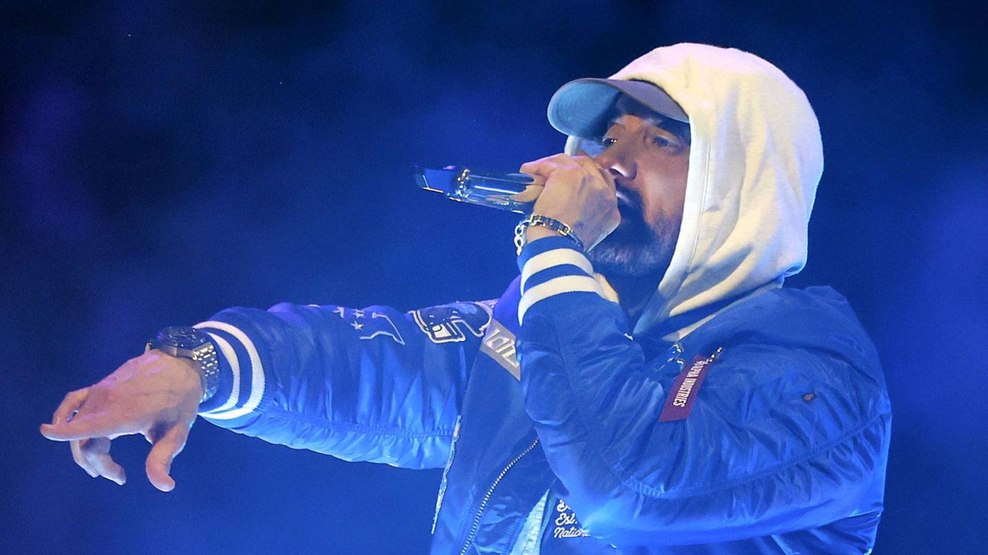 Rapper Eminem bei einem seiner Auftritte im November – die absolviert er mittlerweile nüchtern