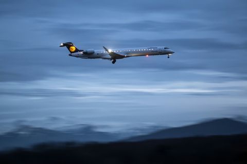 Cityline-Maschine in Genf