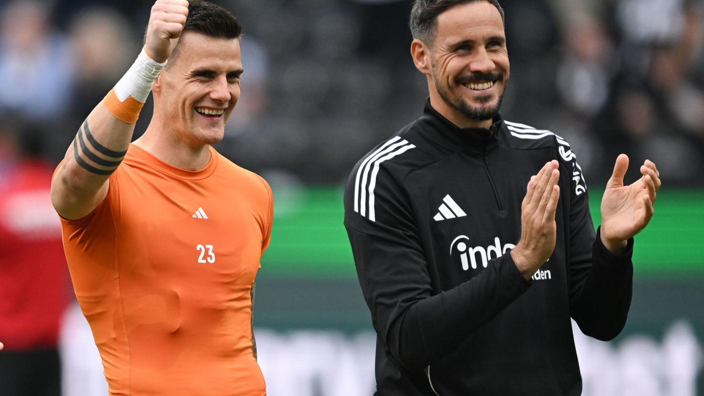Jens Grahl (r) fehlt Eintracht Frankfurt in den kommenden Wochen. (Archivbild) Foto: Arne Dedert/dpa