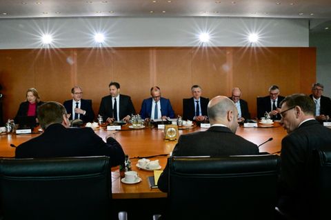 Kabinettsitzung mit Merz im März