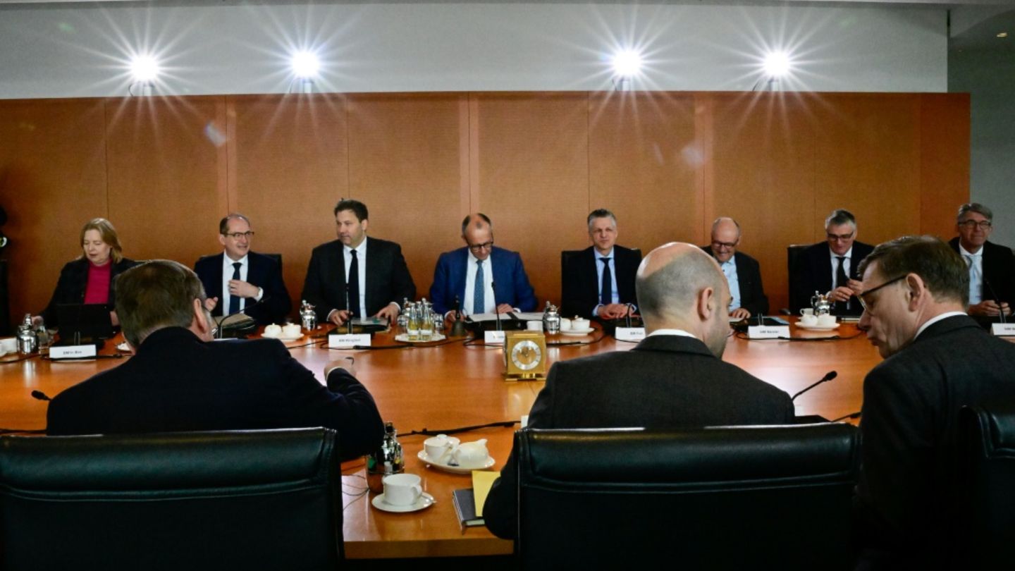 Kabinettsitzung mit Merz im März