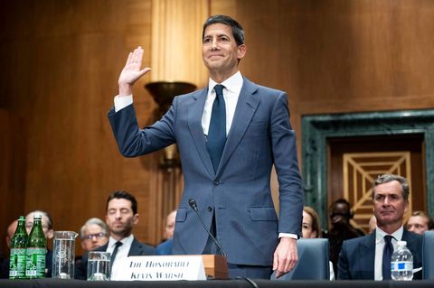 Kevin Warsh bei einer Anhörung.