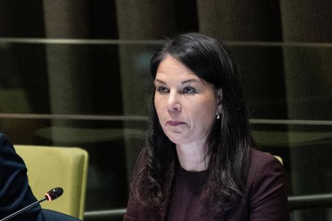 Annalena Baerbock war Gast in der "The Daily Show" von Jon Stewart.