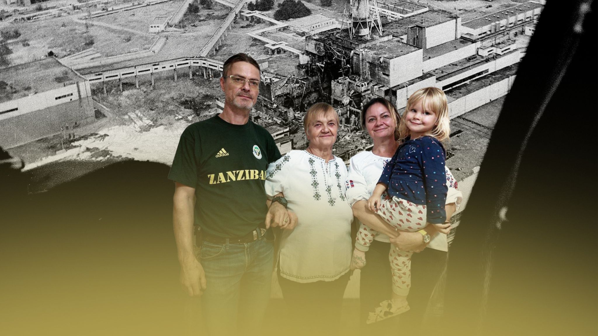 Tschernobyl-Witwe und ihre Kinder