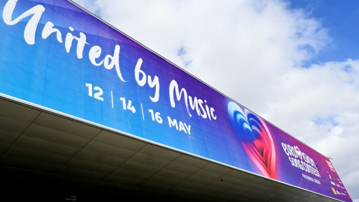 ESC-Logo an der Stadthalle in Wien