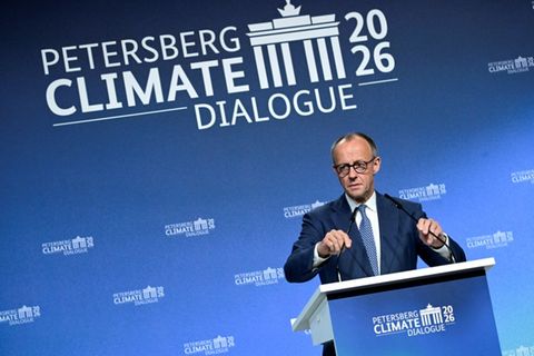 Merz auf dem Petersberger Klimadialog