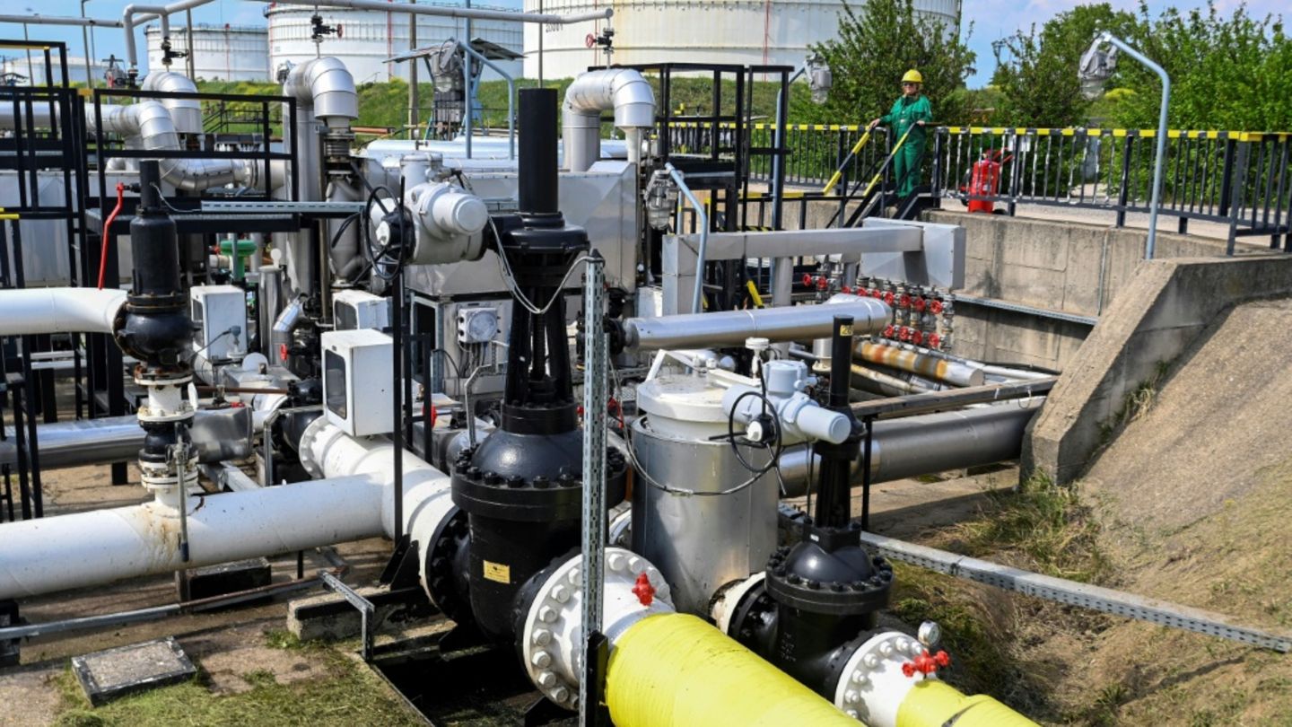 Die Druschba-Pipeline in Ungarn