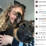 Sydney Sweeney mit ihrem Hund auf Instagram