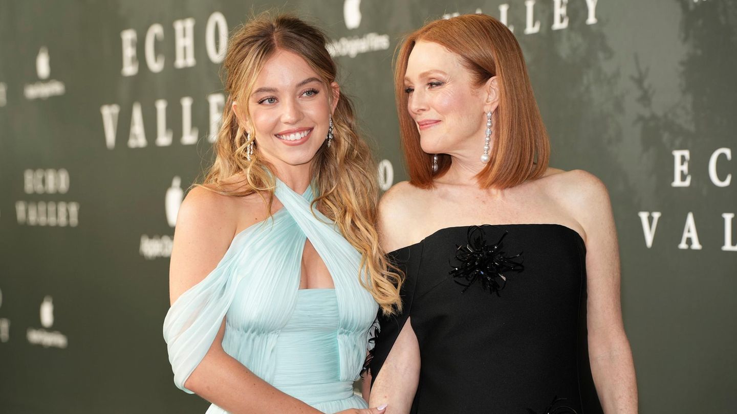 Sydney Sweeney und Julianne Moore bei einer Premiere