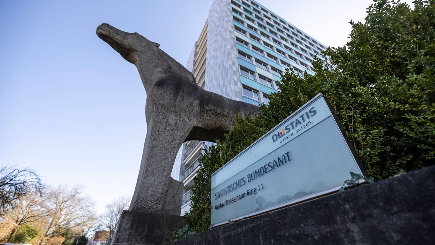 Das Statistische Bundesamt in Wiesbaden ist Ort eines Polizeieinsatzes geworden. (Archivbild) Foto: Hannes P. Albert/dpa