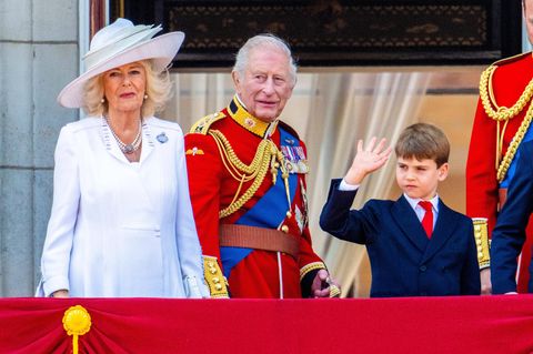 Bei der Feier von König Charles’ 77. Geburtstag im vergangenen Jahr war Prinz Louis selbstredend dabei