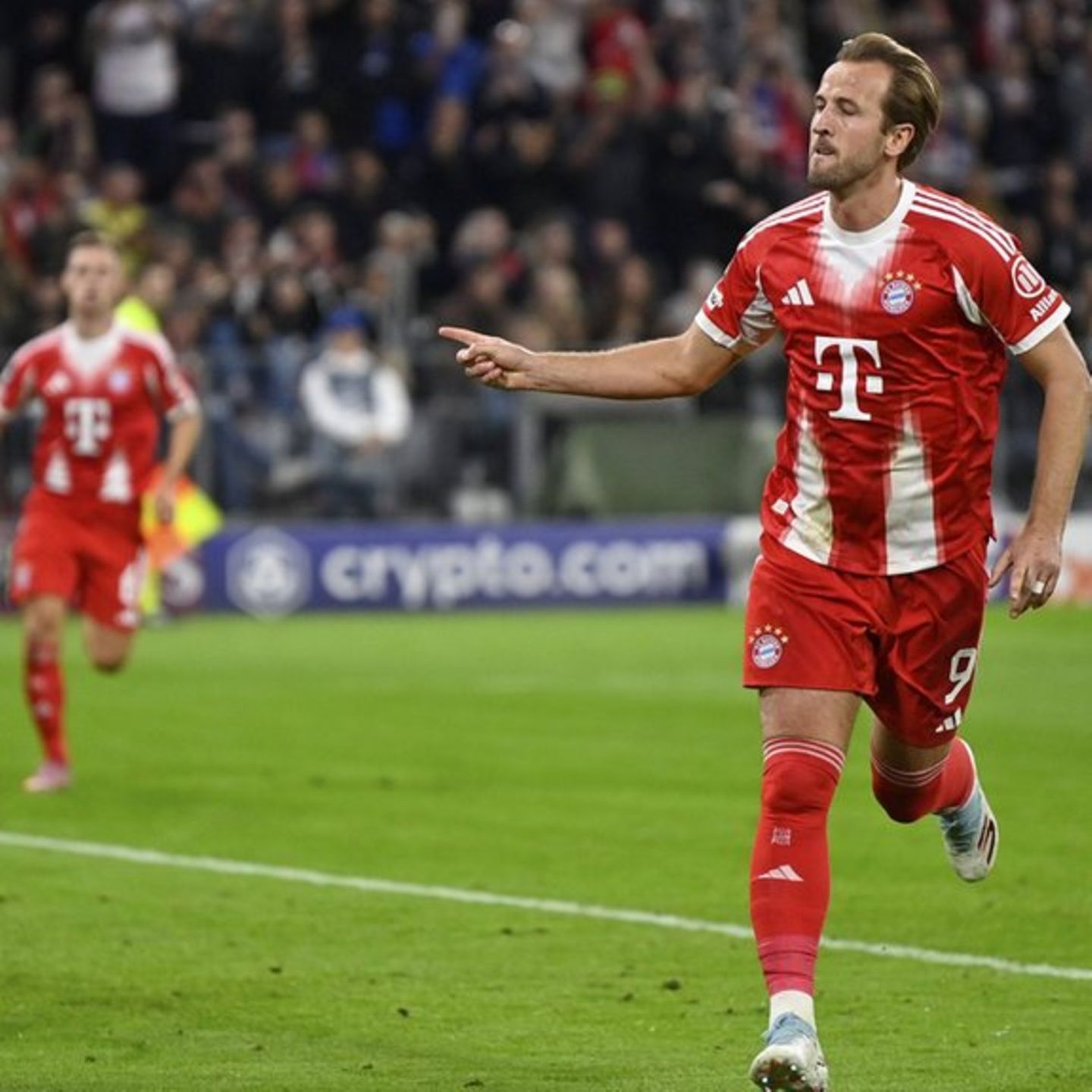 Trug sich auch im Spiel gegen Bayer Leverkusen einmal mehr in die Torschützenliste ein: Bayern-Goalgetter Harry Kane.