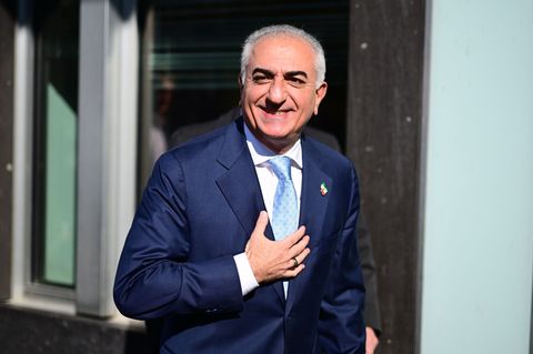 Schah-Sohn Reza Pahlavi besucht Berlin. Foto: Sebastian Christoph Gollnow/dpa