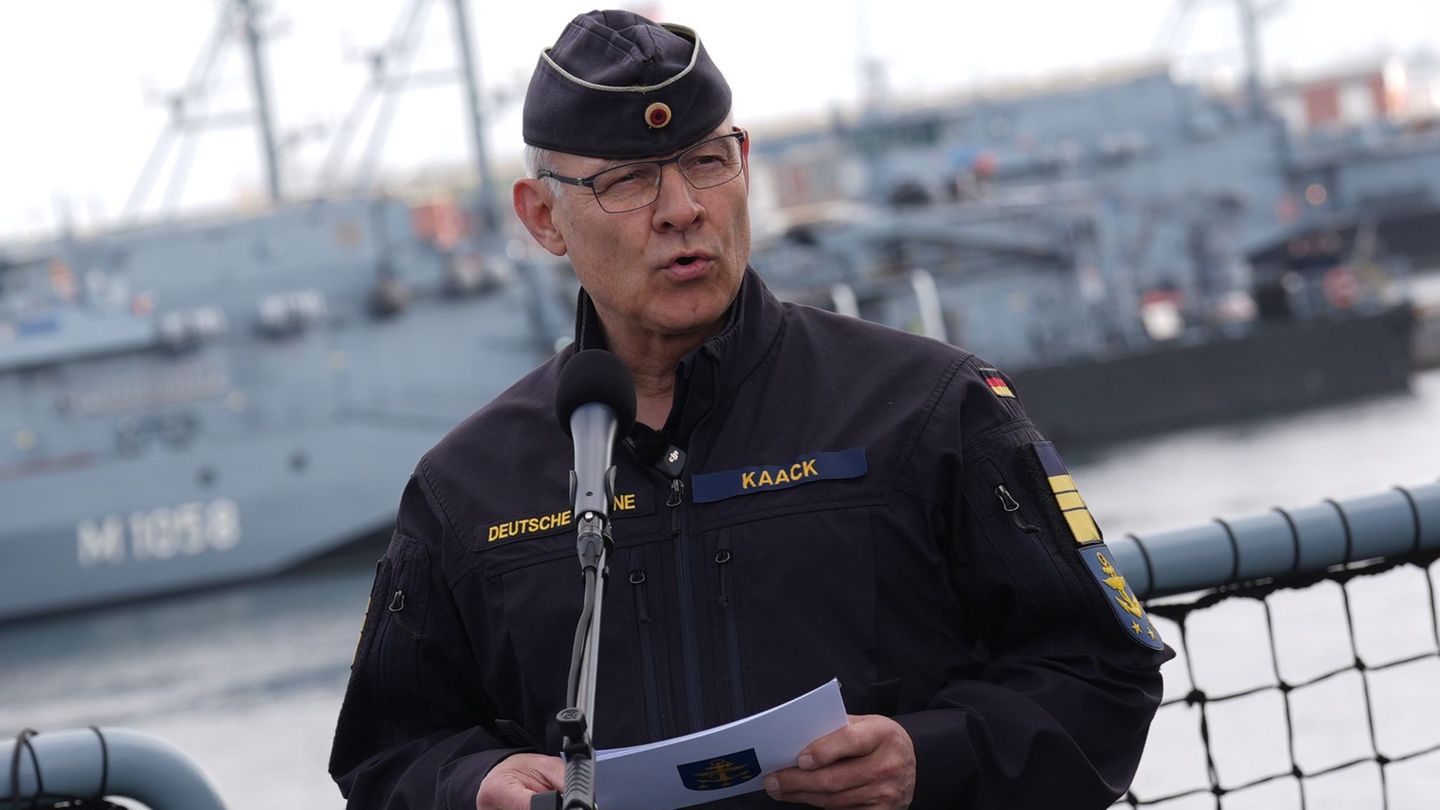 Marineinspekteur Kaack sieht seine Kräfte für einen möglichen Anti-Minen-Einsatz in der Straße von Hormus gerüstet. Foto: Marcus