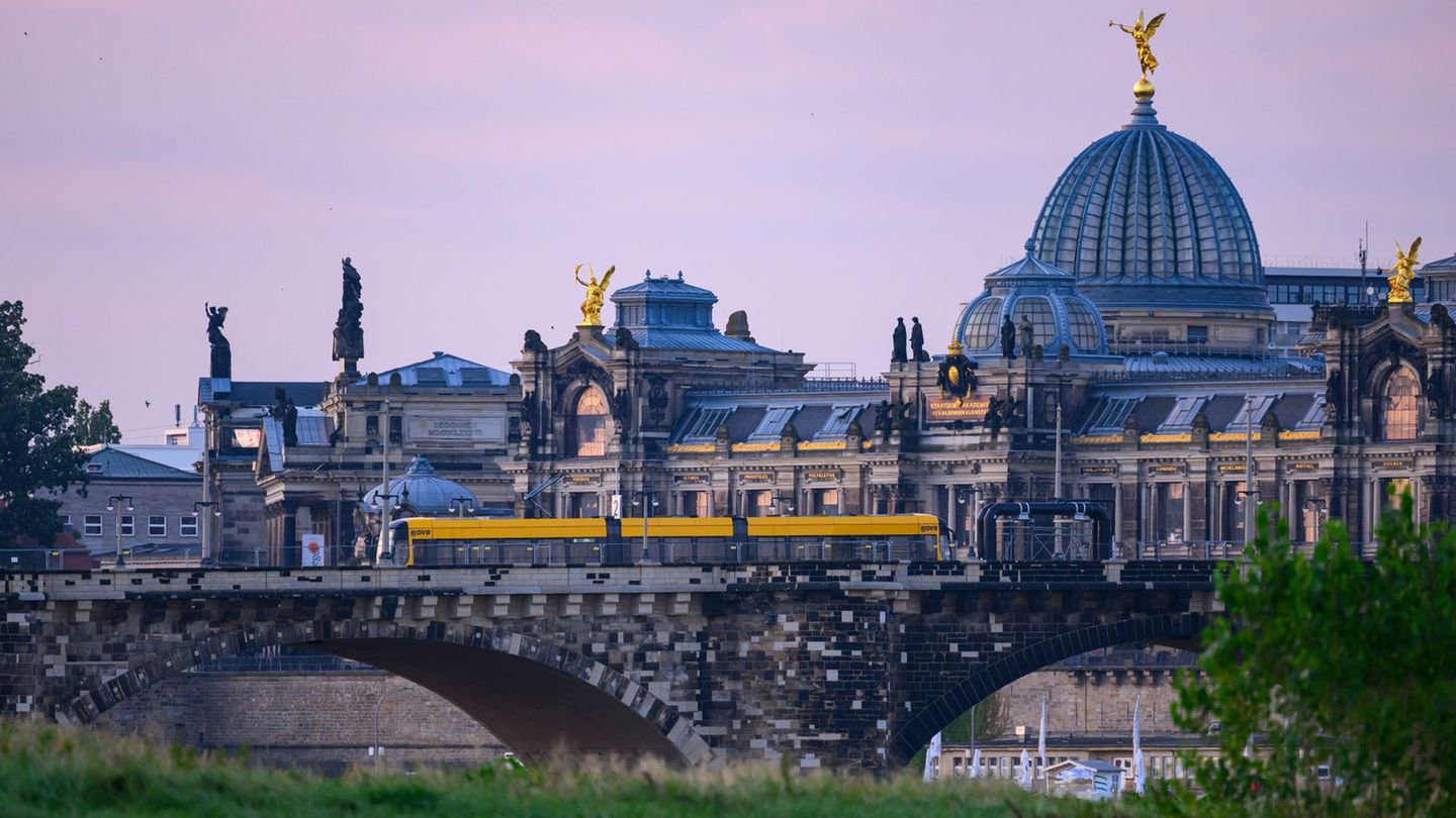 Im Zentrum von Dresden sollen zwei junge Männer einen 20-Jährigen in einer Straßenbahn angegriffen haben. (Symbolbild) Foto: Rob