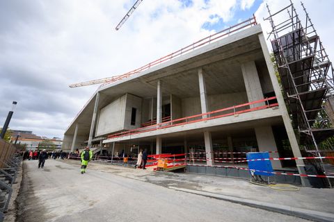 In der Nähe des Potsdamer Platzes wird das neue Museum Berlin gebaut. (Archivbild) Foto: Bernd von Jutrczenka/dpa