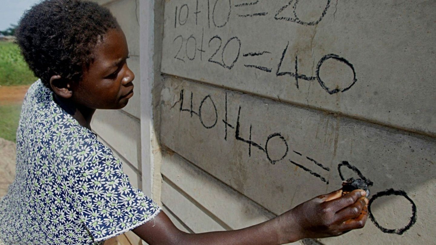 Mädchen in Simbabwe