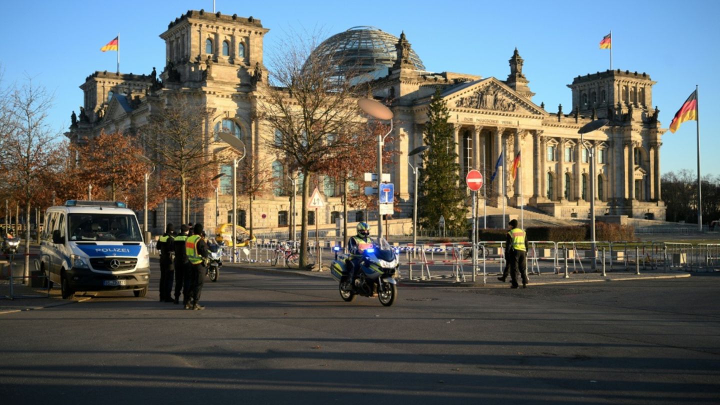 Reichstagsgebäude in Berlin