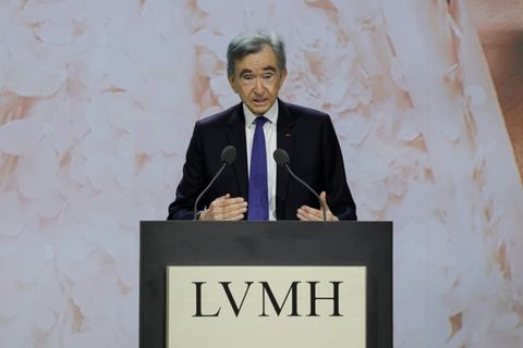 Bernard Arnault bei der Hauptversammlung