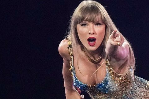 Taylor Swift im Jahr 2024 auf der Bühne.