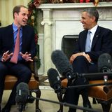 Britische Royals: Prinz William 2014 bei Barack Obama im Weißen Haus
