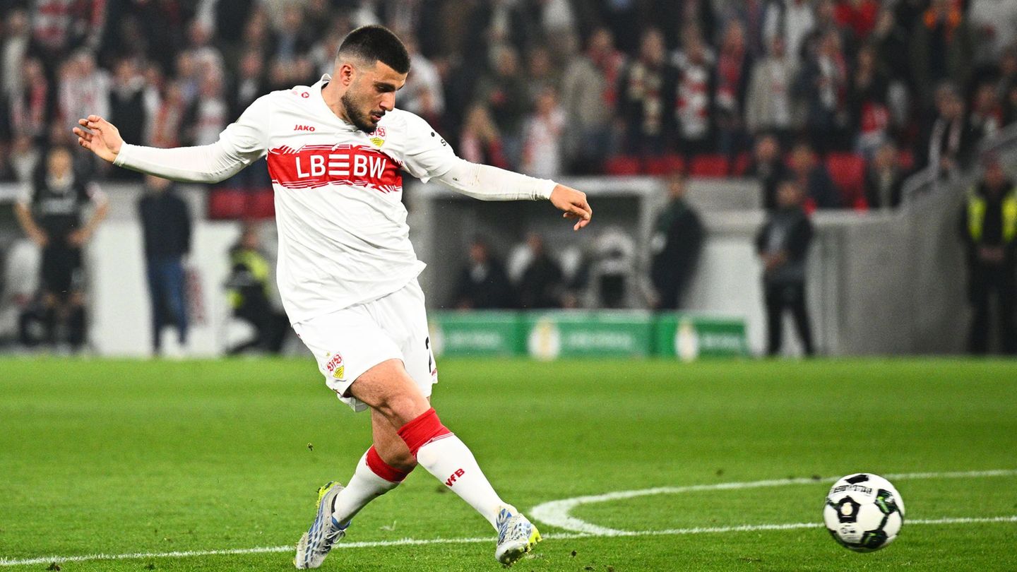 Auch Deniz Undav kritisierte den Schiedsrichter. Foto: Tom Weller/dpa