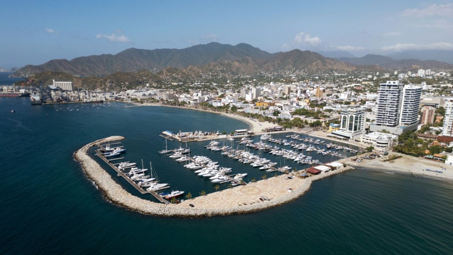 Luftbild von Santa Marta